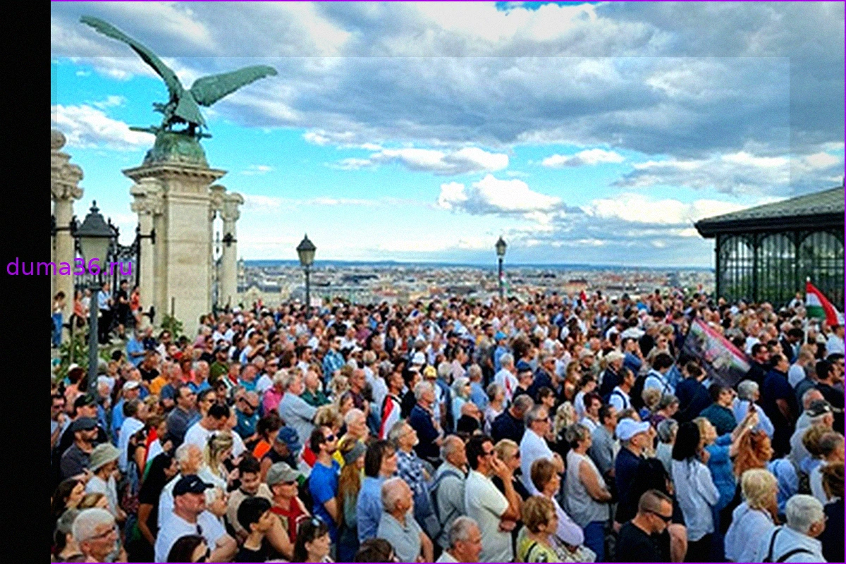 В Будапеште состоялся массовый митинг против политики Мадьяра