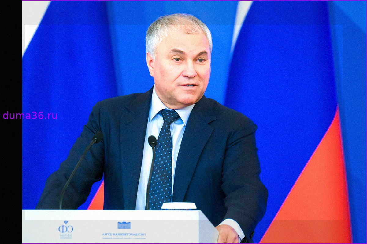 Володин поздравил россиян с Днем молодежи