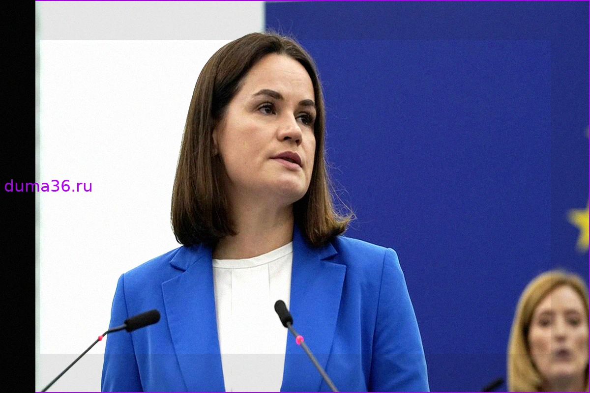 Светлана Тихановская совершила официальный визит в Киев