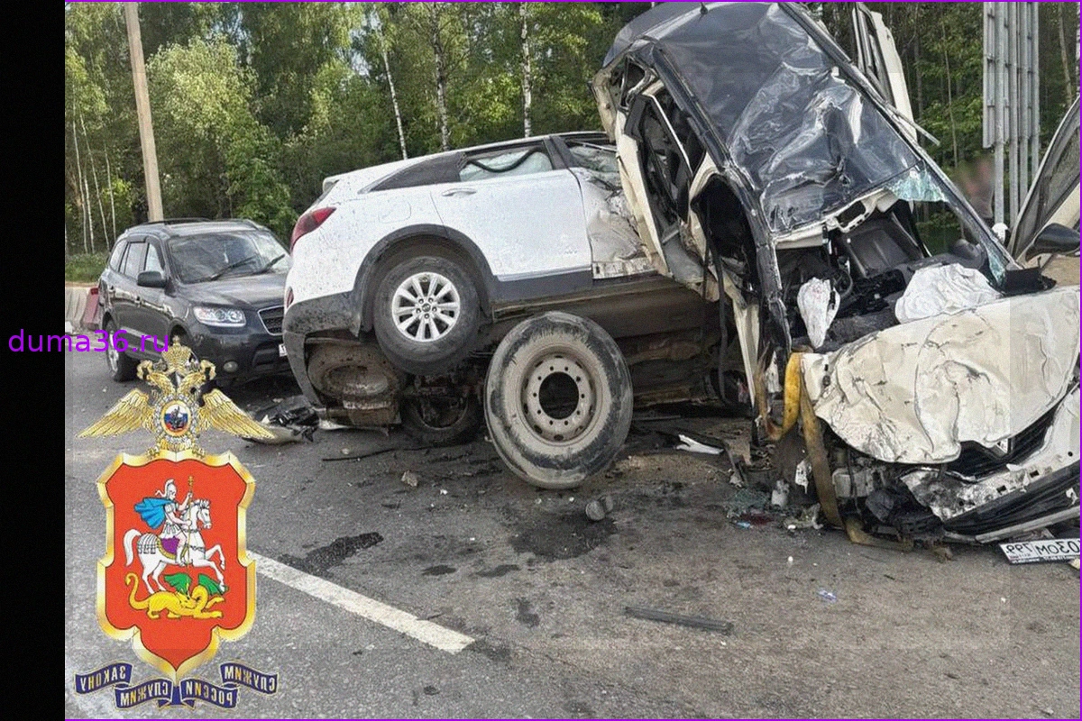 Смертельная авария с участием 13 автомобилей произошла под Пушкино